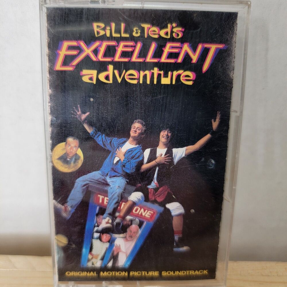 CASSETTE Bill & Ted's Excellent Adventure Soundtrack 1989 VINTAGE